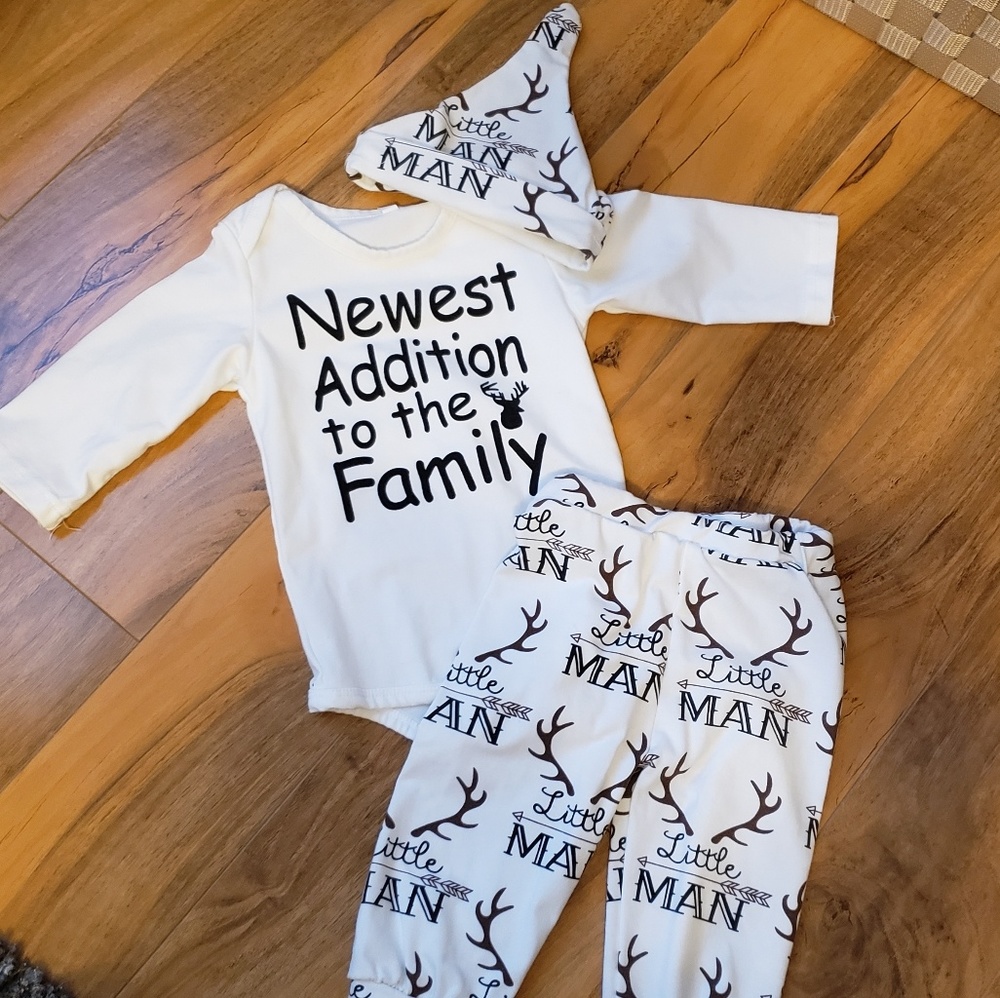 NWOT 6-12 mo Boutique Outfit